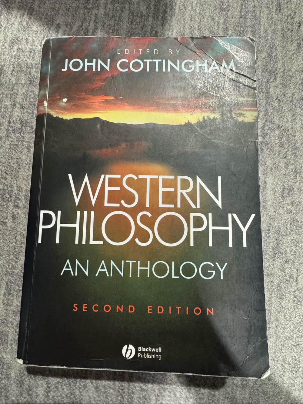 John Cottingham Western Philosophy Anthology